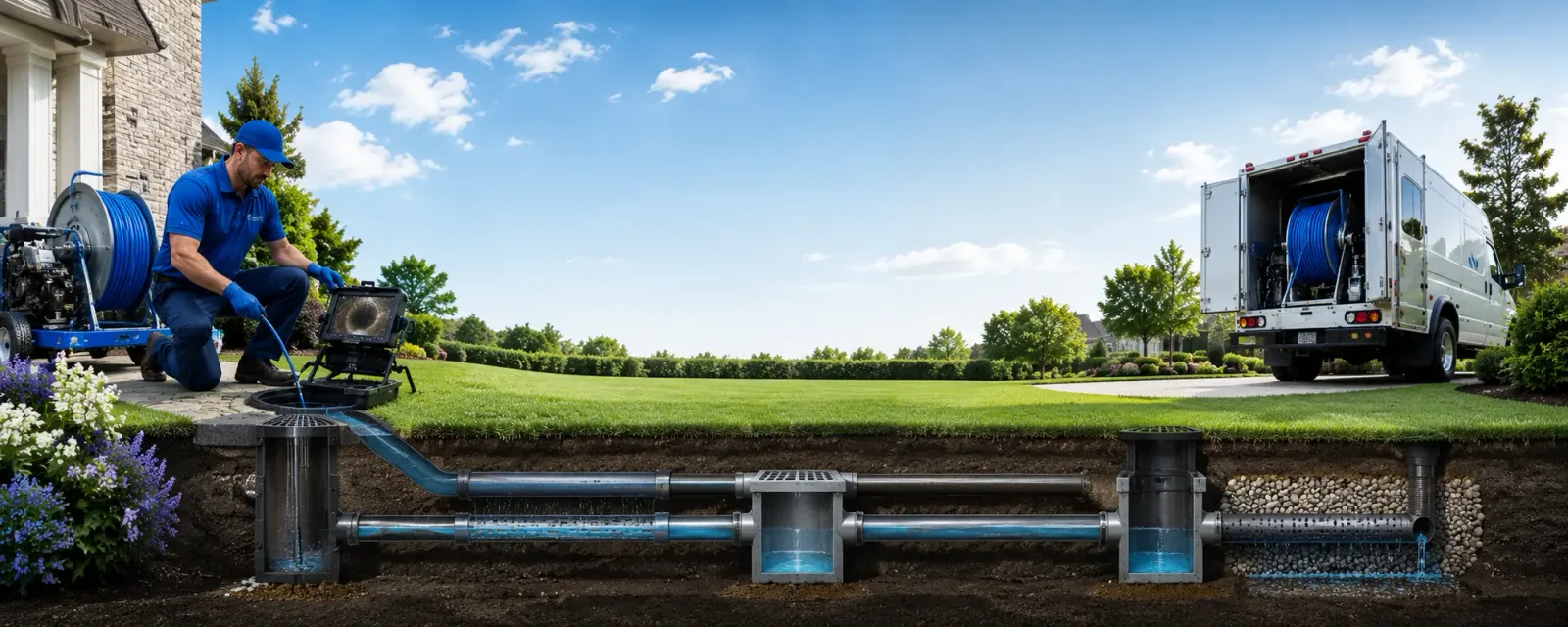 Outdoor drain cleaning information for Virgie, KY